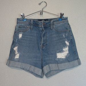 hollister size 6/7 high rise mom shorts